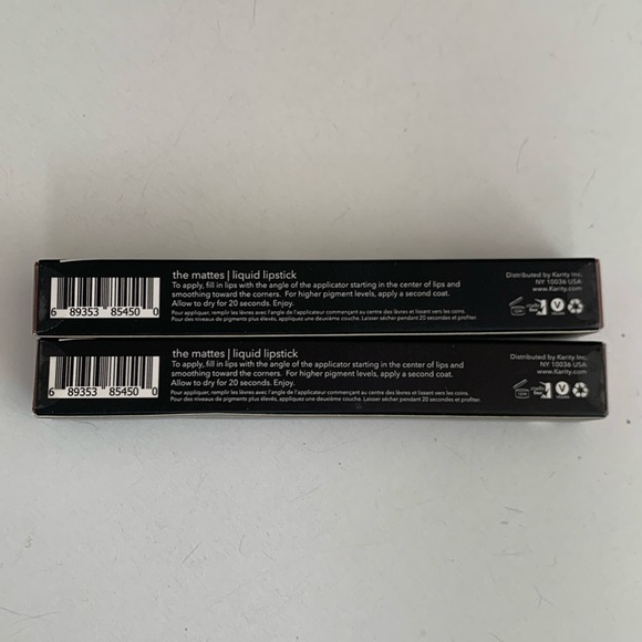 Karity The Mattes Liquid Lipstick - Ginger Spice NWT NLA Long-lasting Set of 2 - Picture 4 of 10